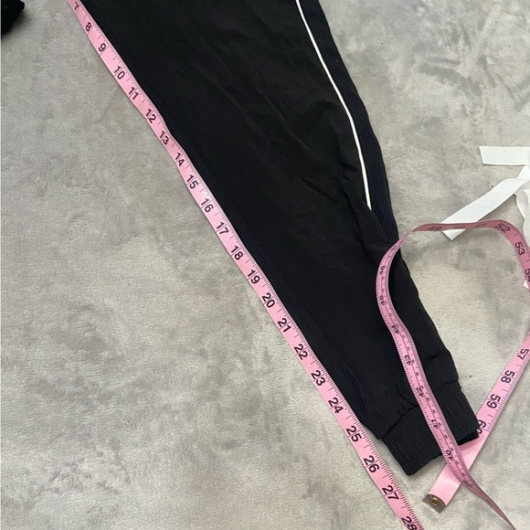 Athleta Brooklyn Jogger Pants Black White Colorblocked 4552 - Picture 9 of 12